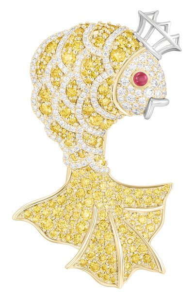 Женские брошь MERCURY, арт. MBCH29581/YG/WYD_R