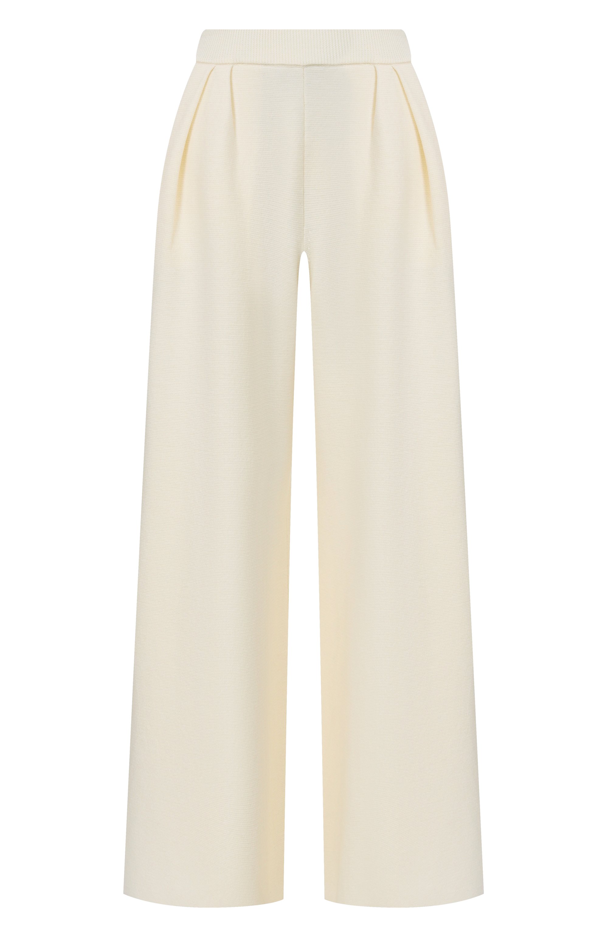 Шерстяные брюки MAX MARA кремового цвета по цене 72650 руб., арт. MXMB0RA, фото 1 Шерстяные брюки MAX MARA, арт. MXMB0RA, фото 1