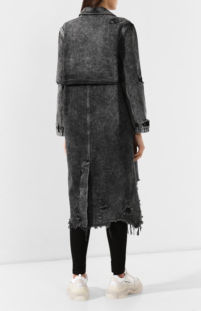 Двубортное пальто ALEXANDER WANG темно-серого цвета по цене 59650 руб., арт. 4D992359BN, фото 4 Двубортное пальто ALEXANDER WANG, арт. 4D992359BN, фото 4
