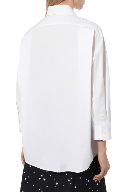 Хлопковая рубашка PRADA, арт. P477E-1UCX-F0009-211, фото 4