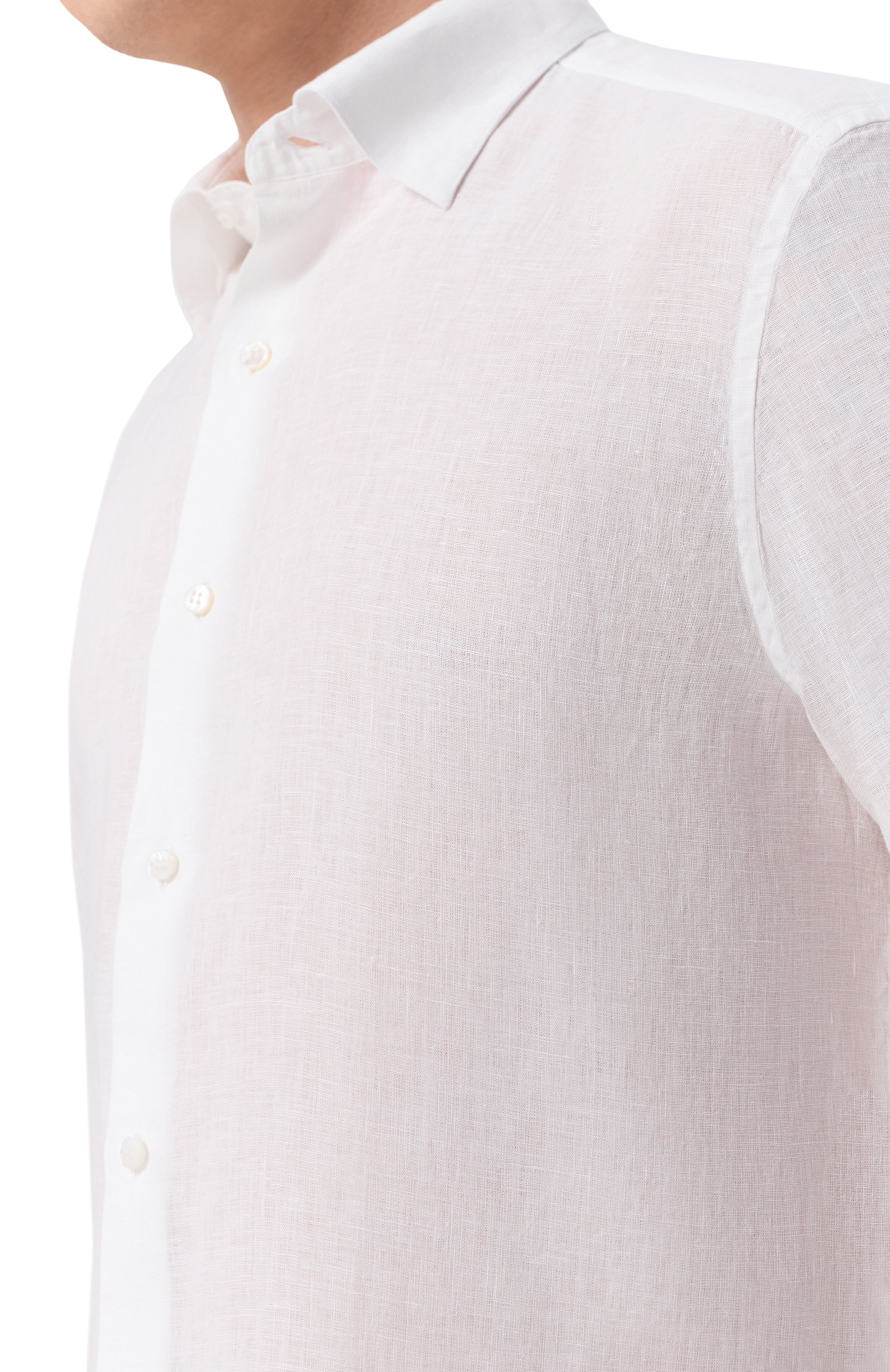 Льняная рубашка STEFANO RICCI белого цвета по цене 95900 руб., арт. MC007892/BX2922, фото 5 Льняная рубашка STEFANO RICCI, арт. MC007892/BX2922, фото 5