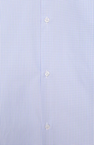 Хлопковая рубашка DAL LAGO голубого цвета по цене 11650 руб., арт. N402M/2206/17/L-18/XL, фото 3 Хлопковая рубашка DAL LAGO, арт. N402M/2206/17/L-18/XL, фото 3
