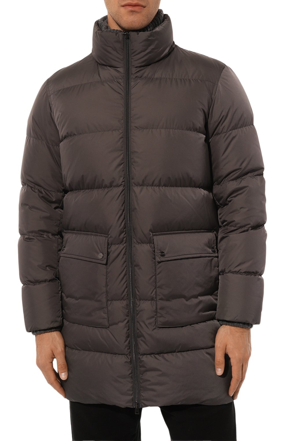 Пуховик HERNO коричневого цвета по цене 87550 руб., арт. PI001149U/12004Z, фото 3 Пуховик HERNO, арт. PI001149U/12004Z, фото 3