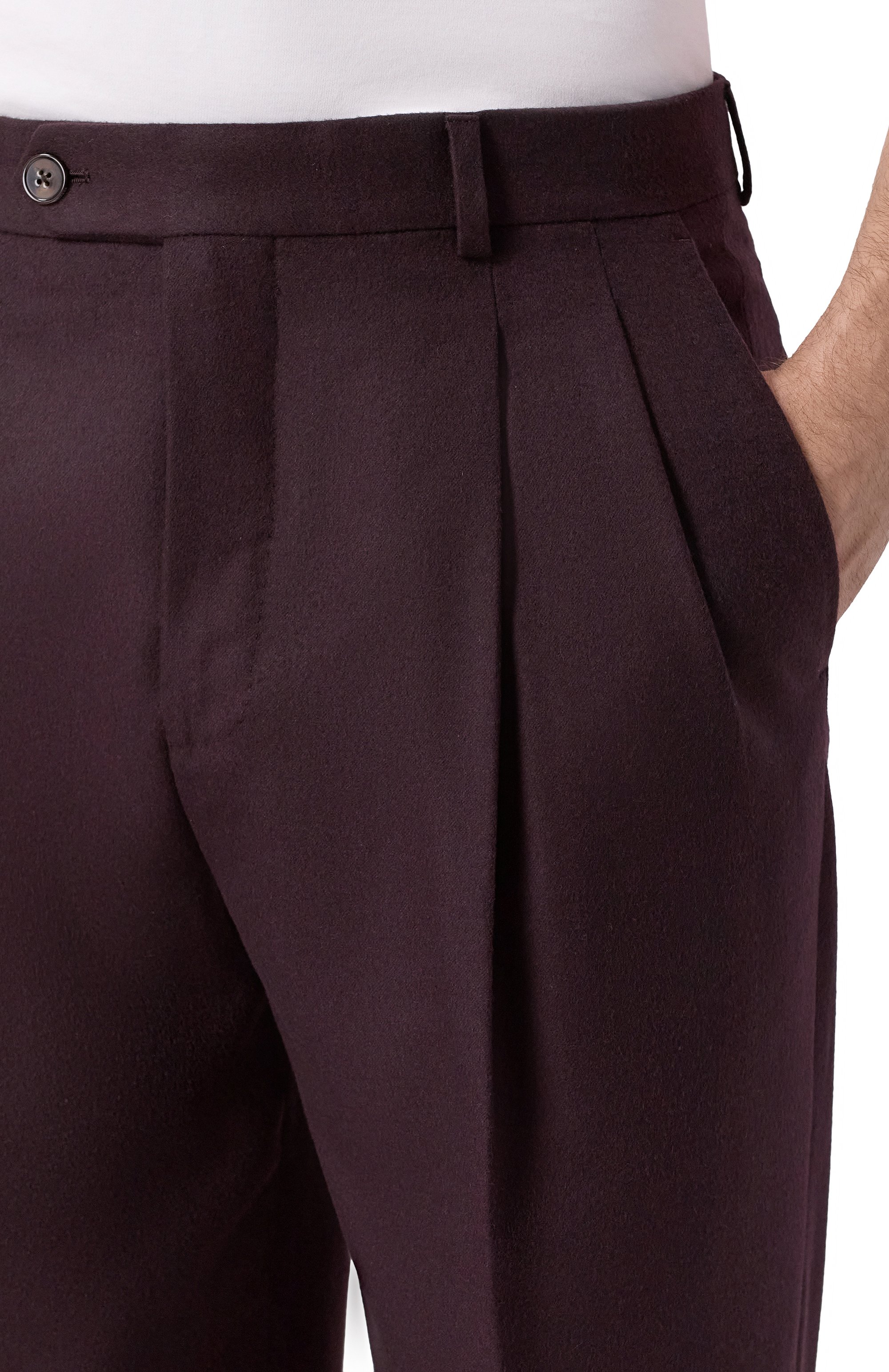 Брюки из шерсти и шелка 12 STOREEZ, арт. 133584, фото 5