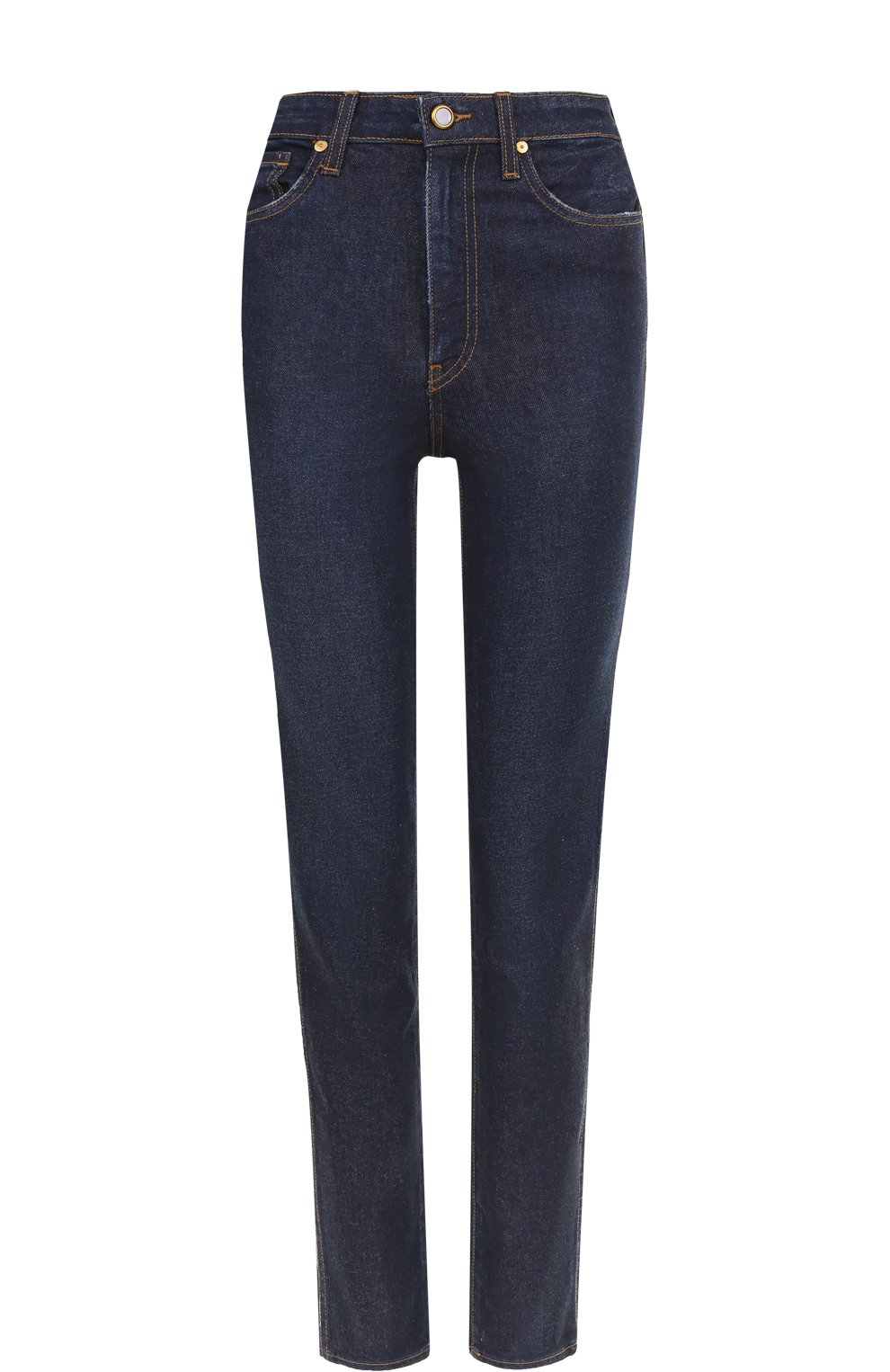 Джинсы прямого кроя с контрастной прострочкой KHAITE, арт. 1000-016/W901, фото 1