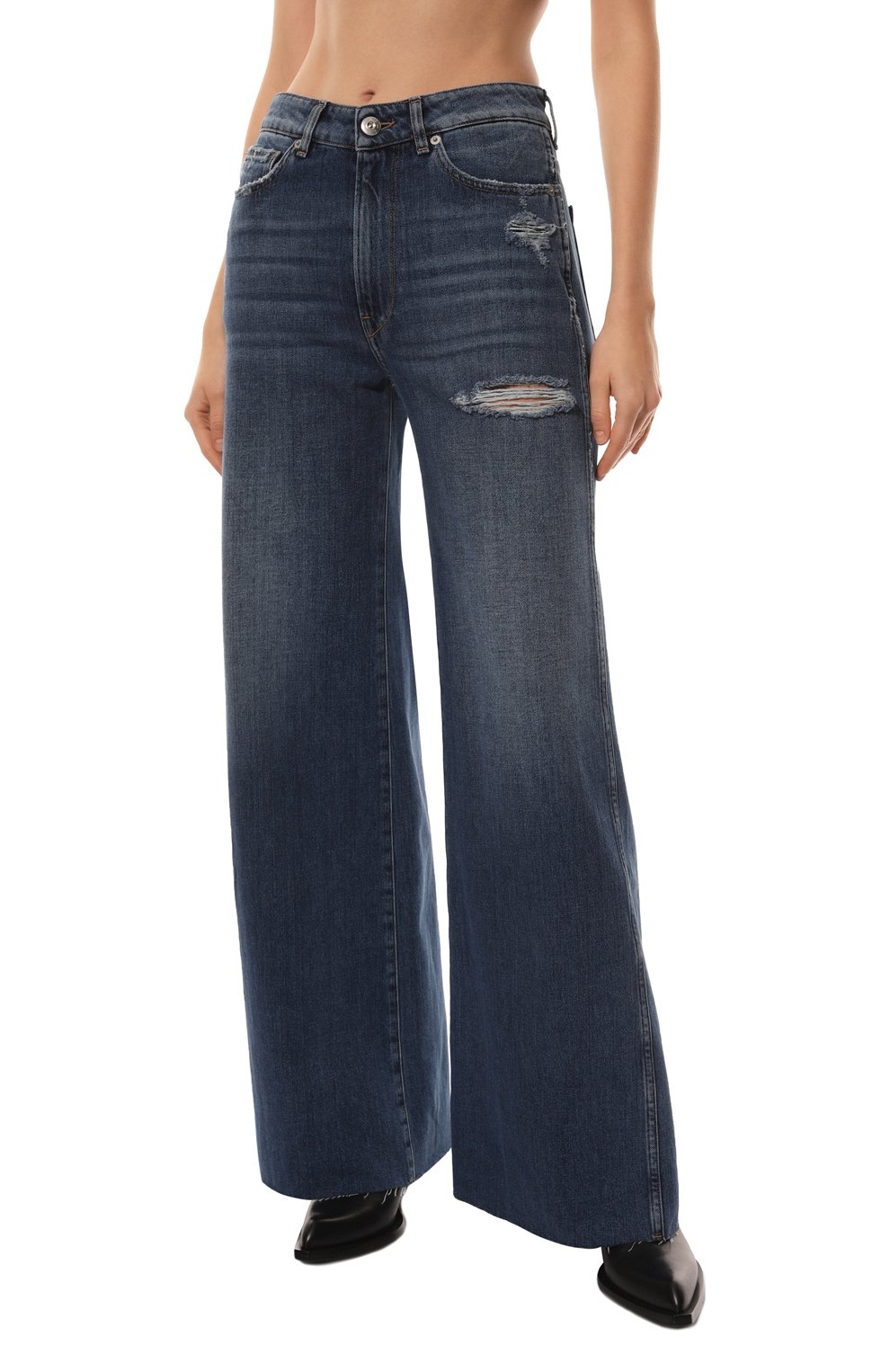 Джинсы 3X1 синего цвета по цене 39950 руб., арт. 31-W13B50-DR1131/MIDLAND, фото 3 Джинсы 3X1, арт. 31-W13B50-DR1131/MIDLAND, фото 3