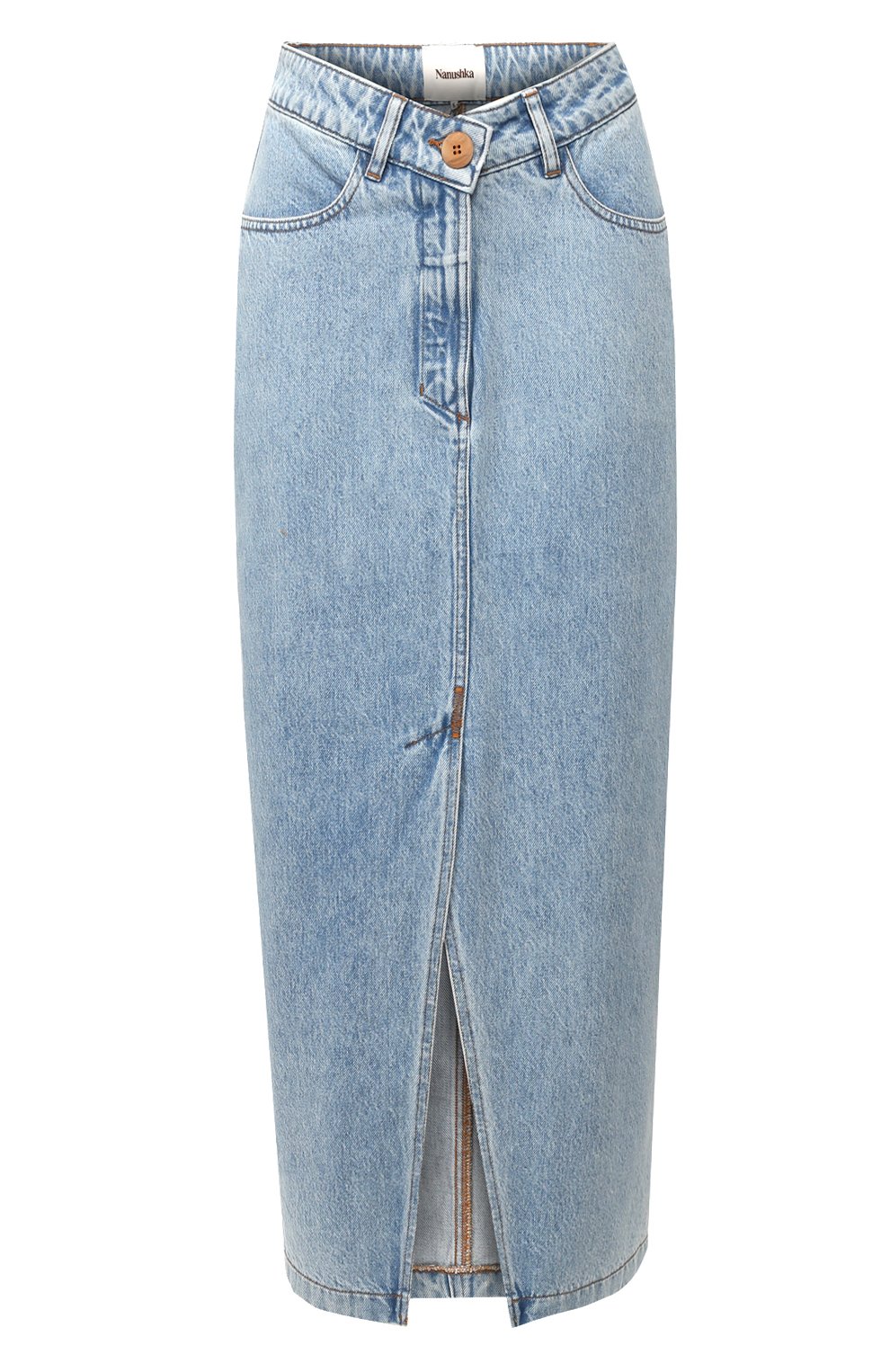 Джинсовая юбка NANUSHKA, арт. ZEFIR_BLUE WASH_RIGID DENIM, фото 1