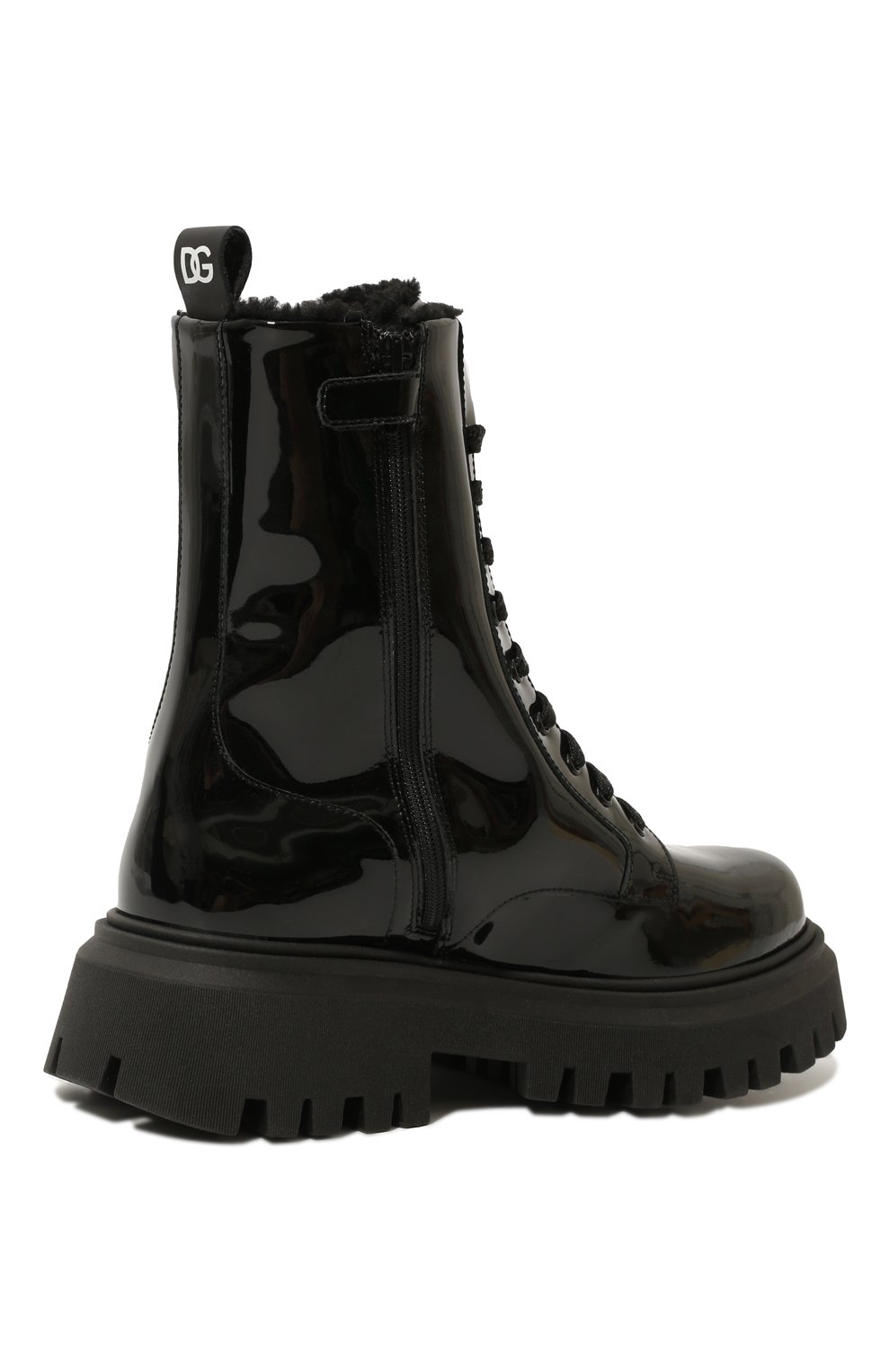 Кожаные ботинки DOLCE & GABBANA, арт. D11109/A3B70/37-39, фото 3