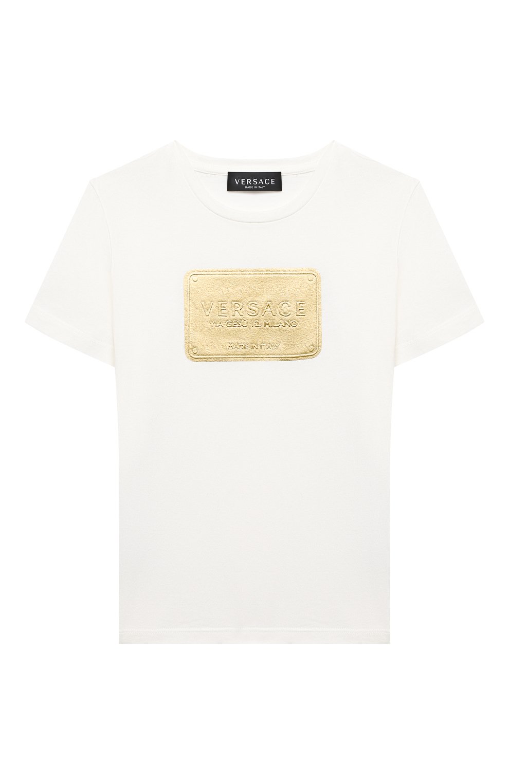 Хлопковая футболка VERSACE, арт. YD000323/YA00079/4A-6A, фото 1