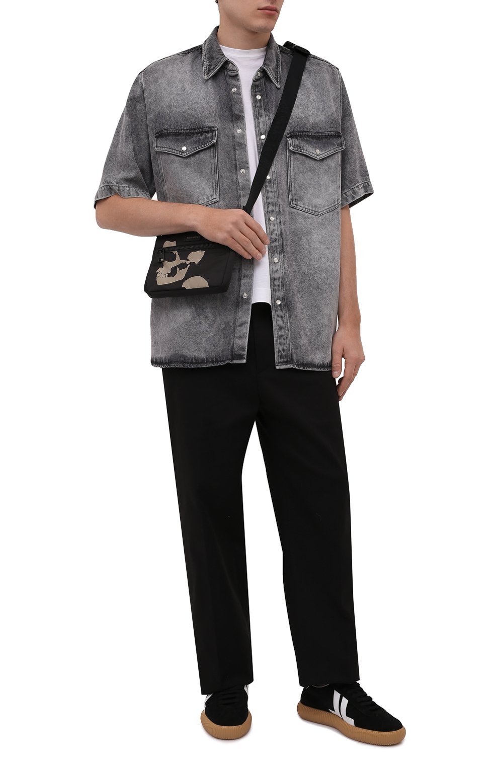 Текстильная сумка ALEXANDER MCQUEEN, арт. 663144/1AAE3, фото 3