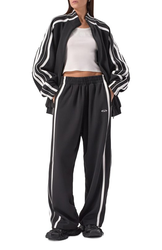 Брюки VETEMENTS UH76GP100B/250391 P0LYESTER Чёрный  UH76GP100B/250391 P0LYESTER Фото 2