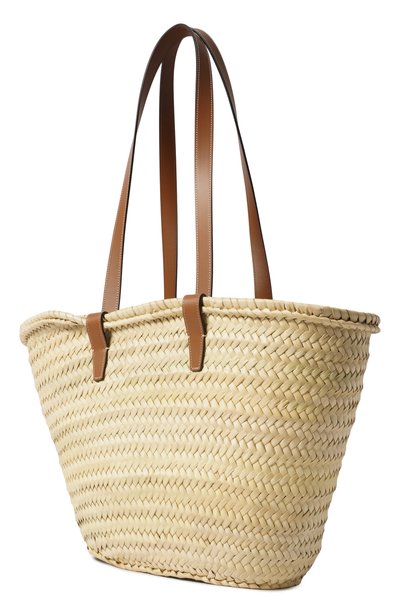 Сумка basket CELINE светло-коричневого цвета по цене 87850 руб., арт. 192622CGG, фото 4 Сумка basket CELINE, арт. 192622CGG, фото 4