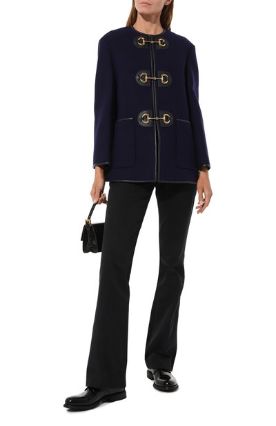 Шерстяное полупальто GUCCI, арт. 602562 Z8AGO, фото 2