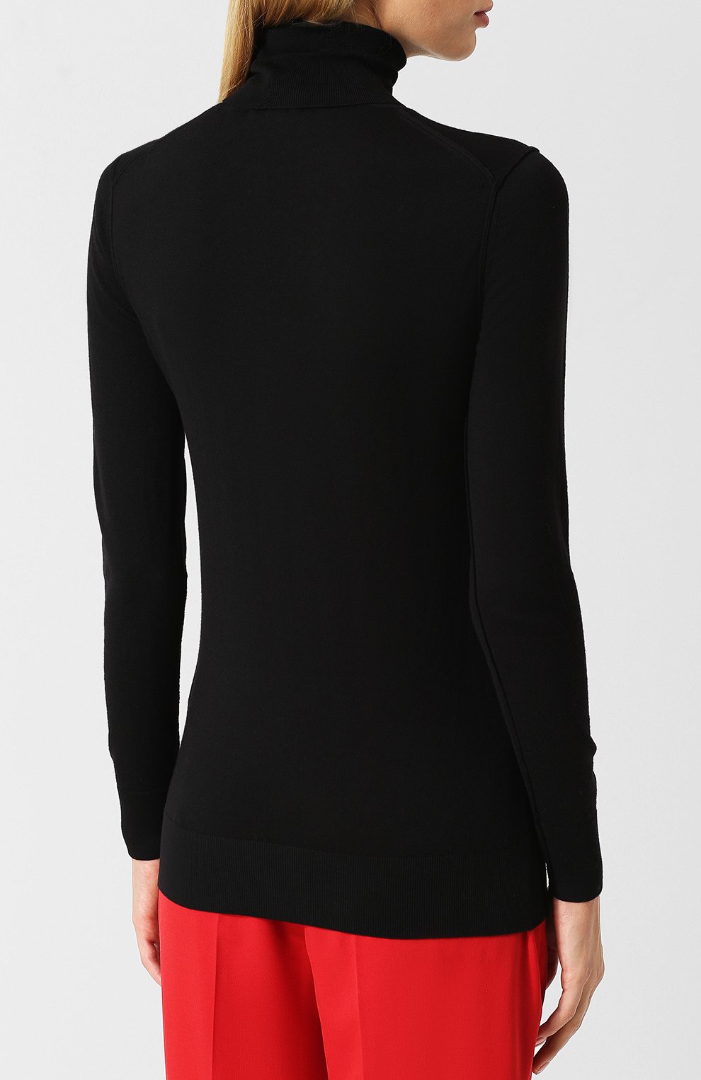 Однотонная шерстяная водолазка DOLCE & GABBANA, арт. FX295T/JAVIA, фото 4