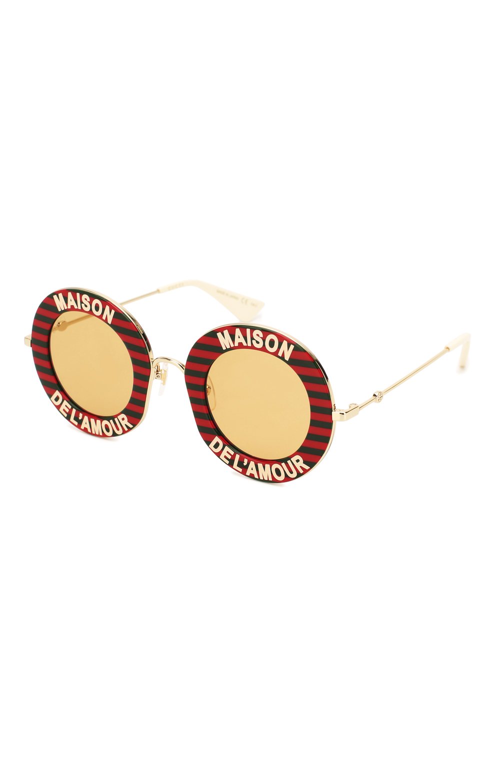 Солнцезащитные очки GUCCI красного цвета по цене 38700 руб., арт. GG0113 007, фото 1 Солнцезащитные очки GUCCI, арт. GG0113 007, фото 1