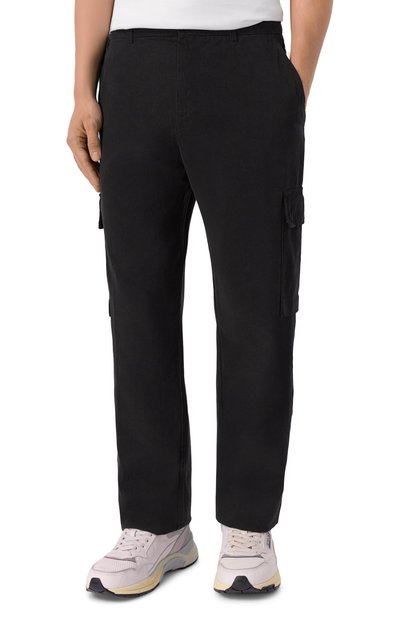 Брюки-карго из хлопка и кашемира PAUL&SHARK, арт. 15314064, фото 3