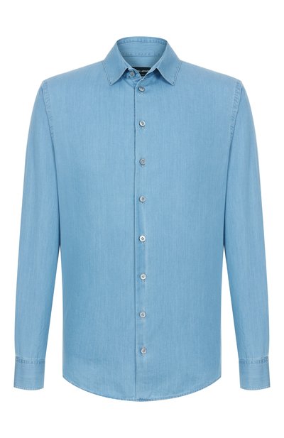 Мужская хлопковая рубашка GIORGIO ARMANI, арт. GM001509/AF15417
