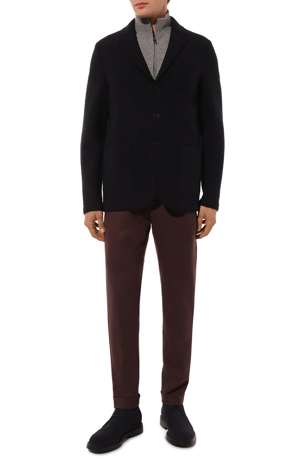 Замшевые ботинки DOUCAL'S, арт. DU3237BRUXUN009N, фото 2