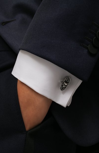 Серебряные запонки возрождение империи GL JEWELRY, арт. M800001-S97-01, фото 2