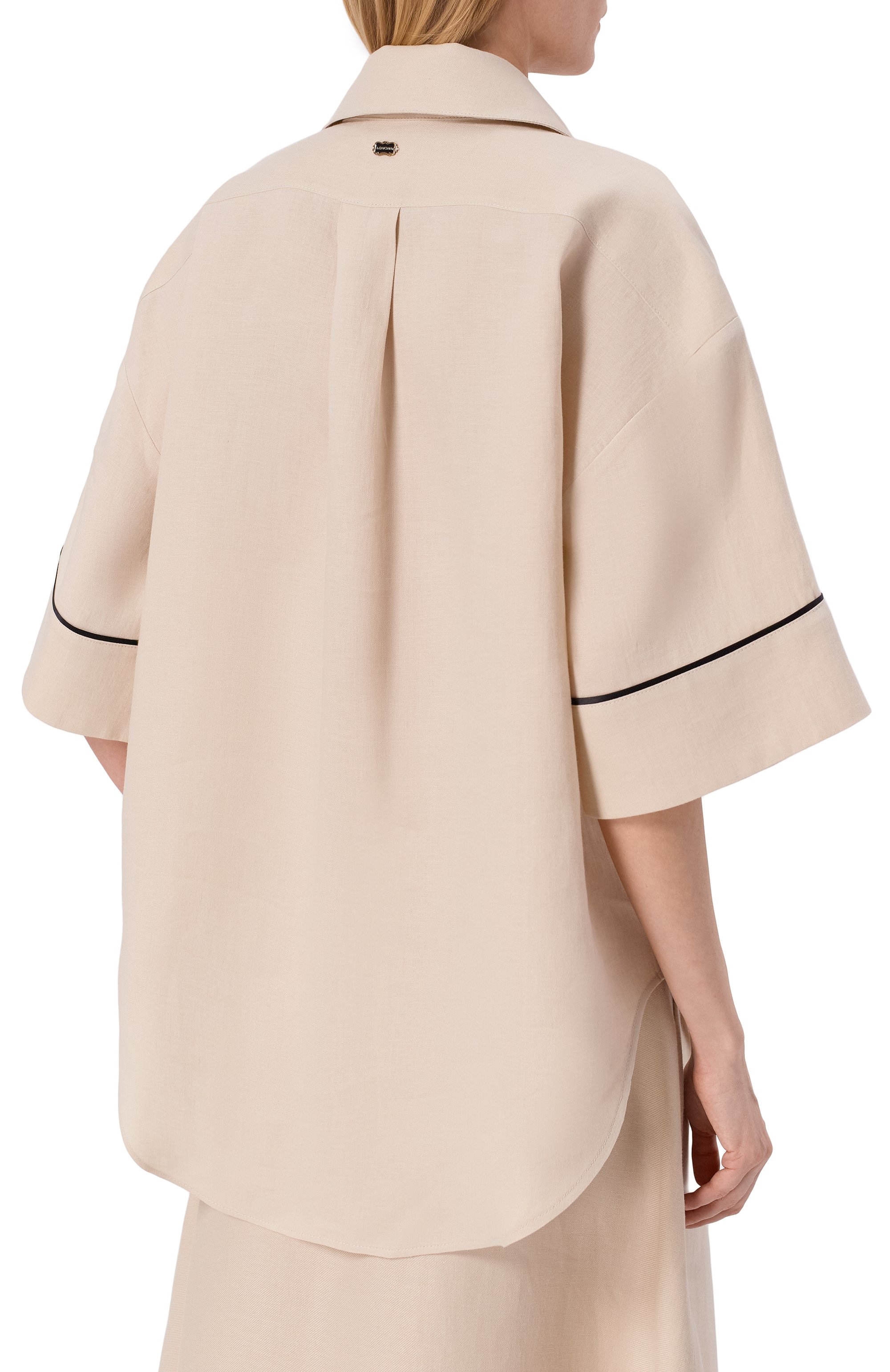 Льняная рубашка AGNONA, арт. TD1109E/U3049E, фото 4