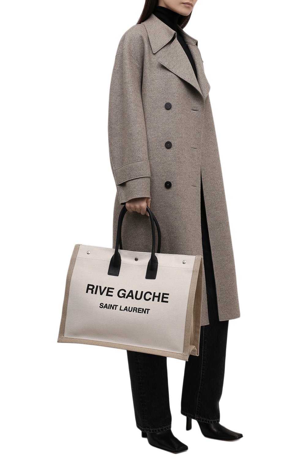 Сумка-тоут rive gauche SAINT LAURENT, арт. 499290/FAABR, фото 3
