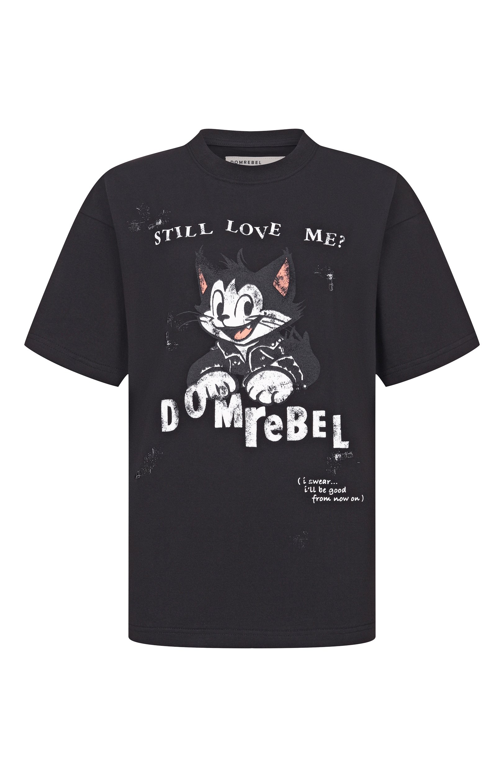 Хлопковая футболка DOMREBEL, арт. L0VECAT/T-SHIRT, фото 1