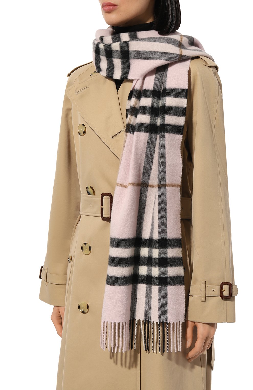Кашемировый шарф BURBERRY, арт. 8077877, фото 2