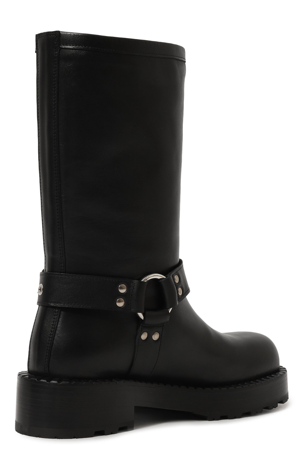 Кожаные ботинки MATTIA CAPEZZANI черного цвета по цене 75850 руб., арт. W314/VITELL0, фото 5 Кожаные ботинки MATTIA CAPEZZANI, арт. W314/VITELL0, фото 5