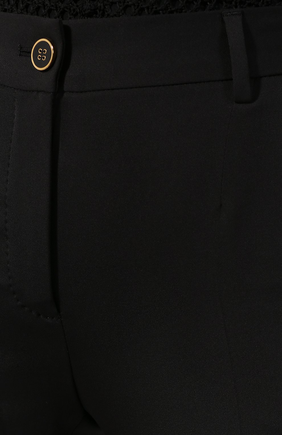 Брюки из смеси шерсти и шелка DOLCE & GABBANA черного цвета по цене 89950 руб., арт. FTAMUT/FUBD6, фото 5 Брюки из смеси шерсти и шелка DOLCE & GABBANA, арт. FTAMUT/FUBD6, фото 5