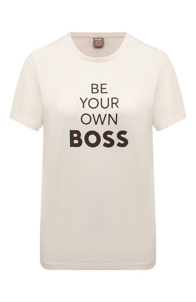 Женская хлопковая футболка BOSS, арт. 50468738