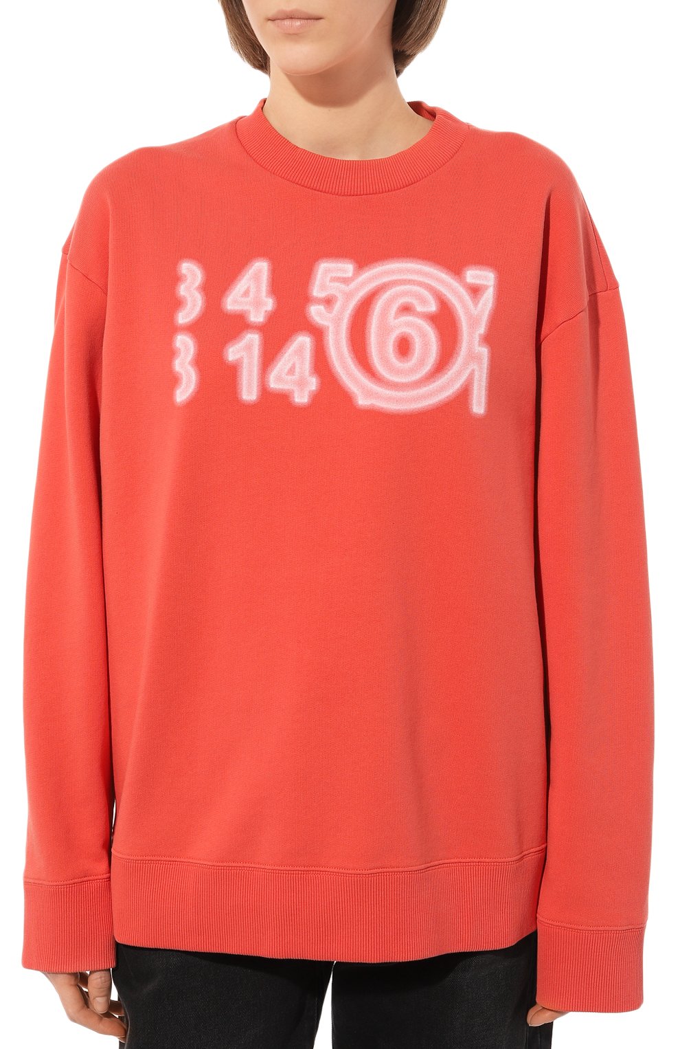 Хлопковый свитшот MM6, арт. S52GU0196/S25537, фото 3