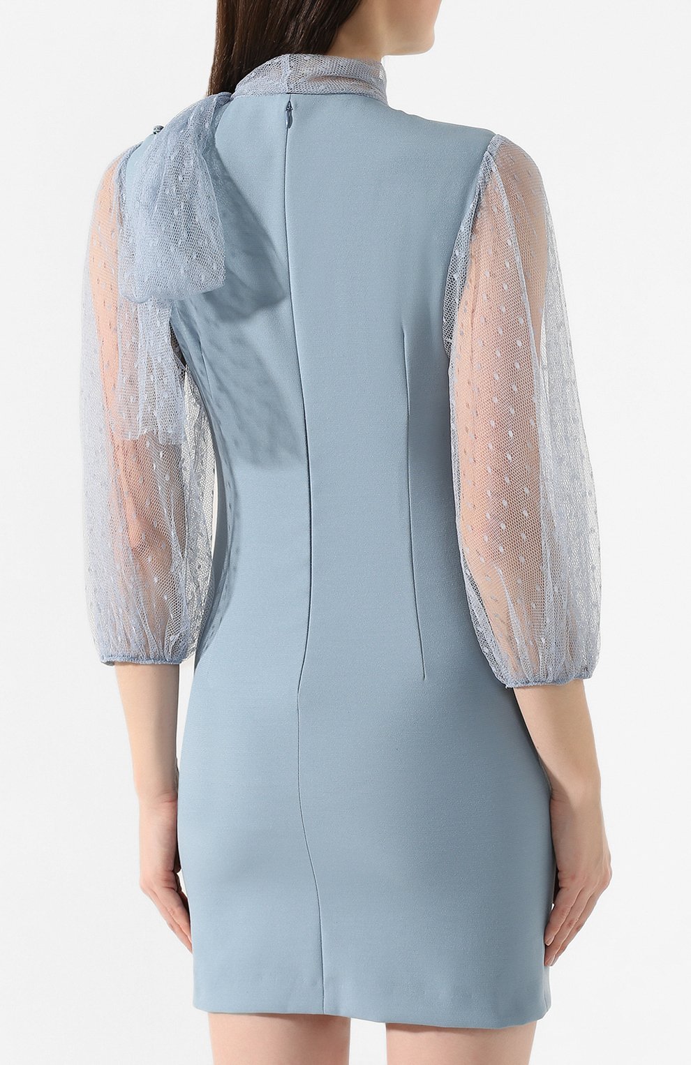 Платье REDVALENTINO голубого цвета по цене 55150 руб., арт. TR3VAL95/2MG, фото 4 Платье REDVALENTINO, арт. TR3VAL95/2MG, фото 4