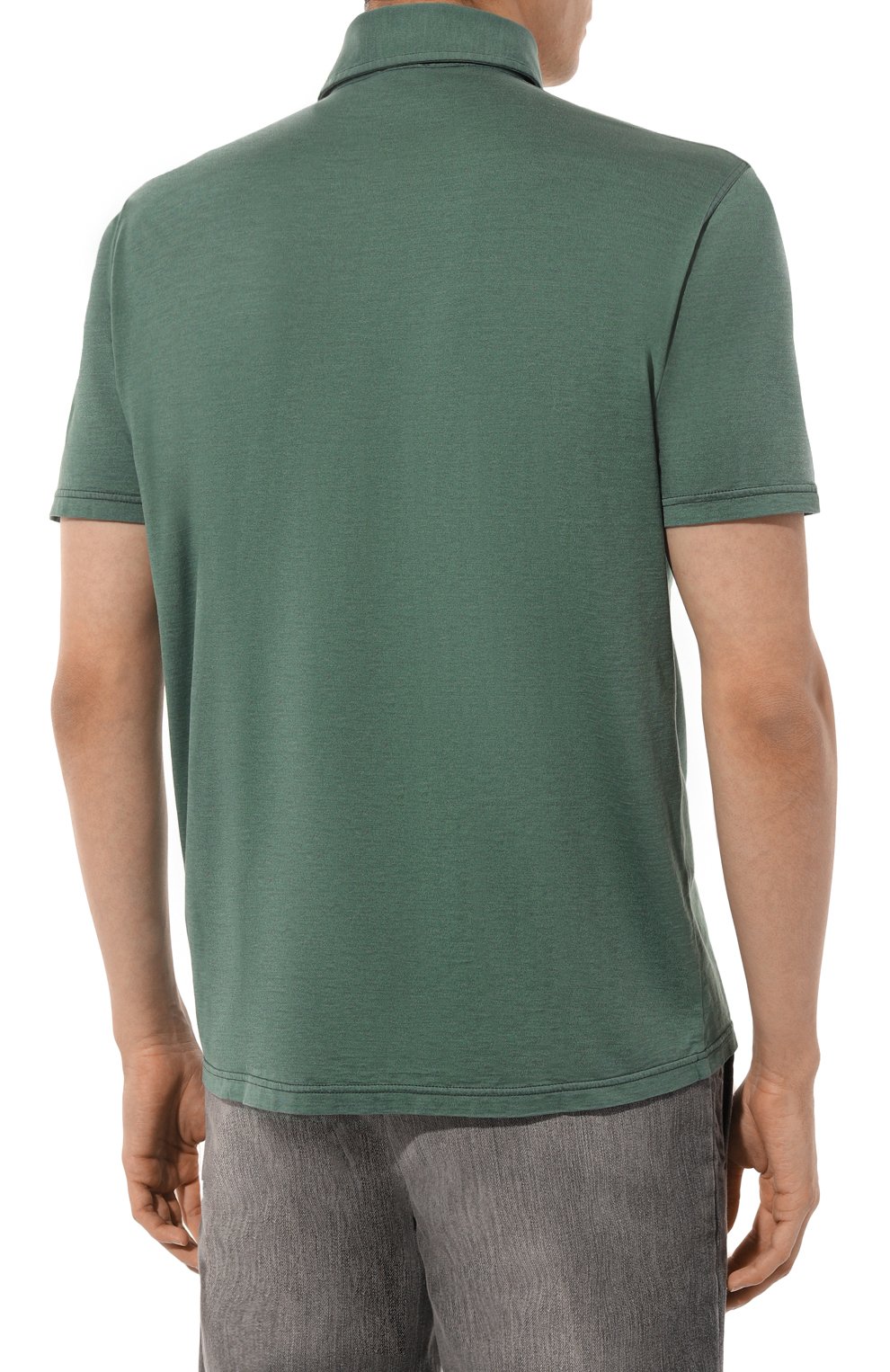 Поло из шелка и хлопка KITON, арт. UMK0356, фото 4