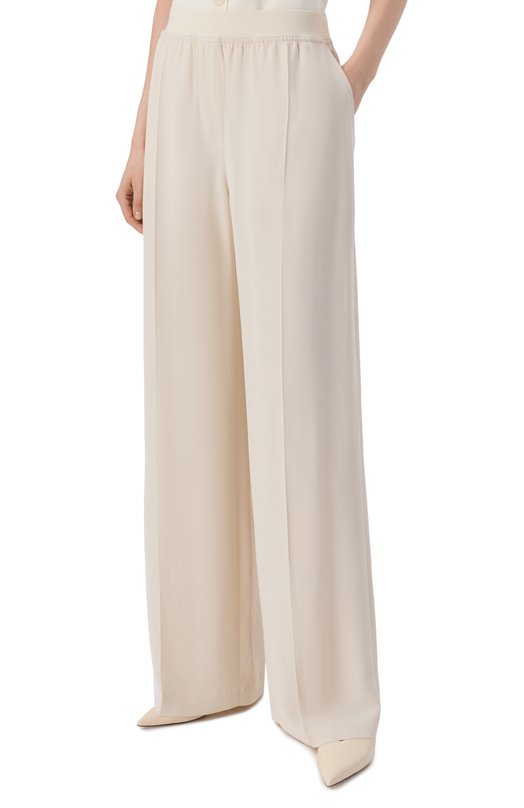 Брюки из вискозы BOSS 50557442 Кремовый  50557442 Фото 3