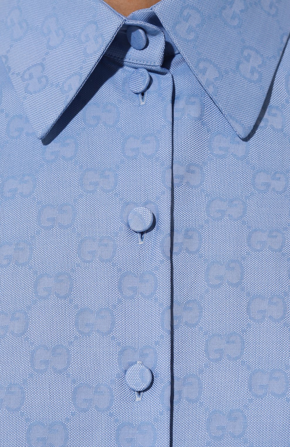 Хлопковая рубашка GUCCI, арт. 770160/ZAM9M, фото 5