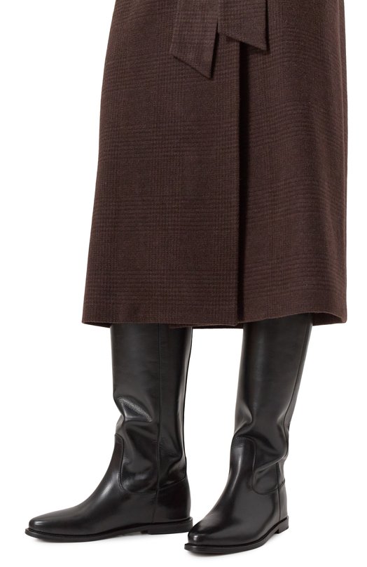 Кожаные сапоги Kiton D58804N0102702 Чёрный  D58804N0102702 Фото 3