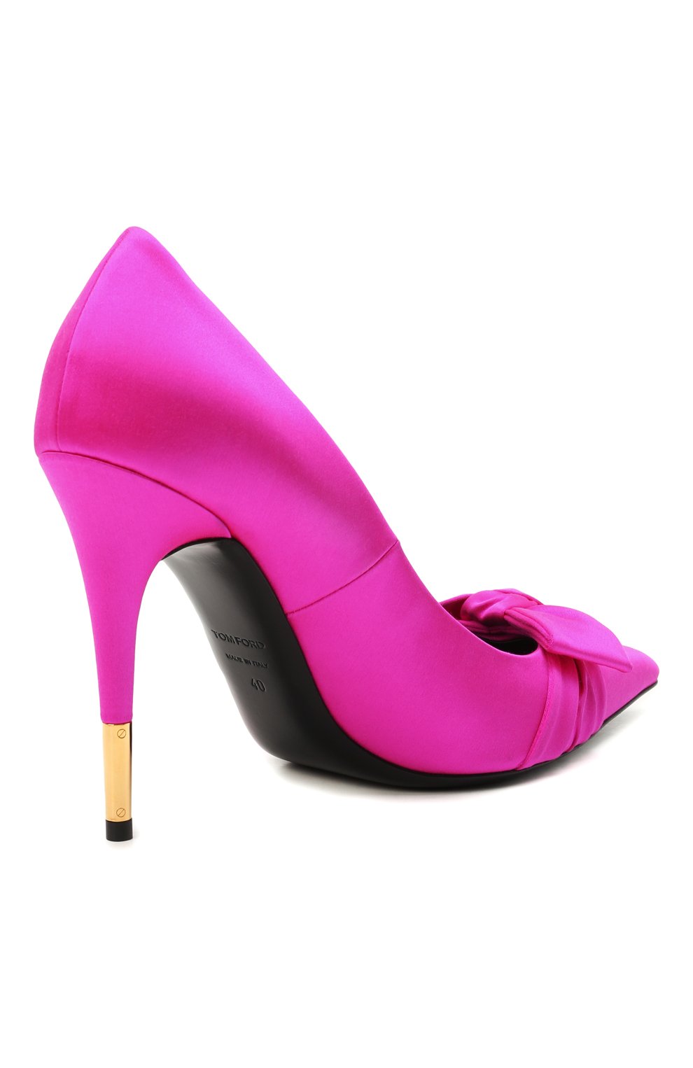 Текстильные туфли satin bow TOM FORD, арт. W2927T-TSA001, фото 4