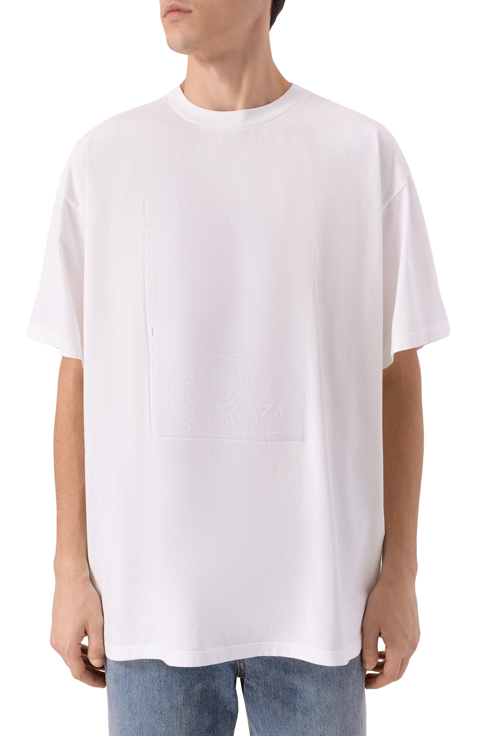 Хлопковая футболка MM6, арт. SH0GC0060/M20048, фото 3