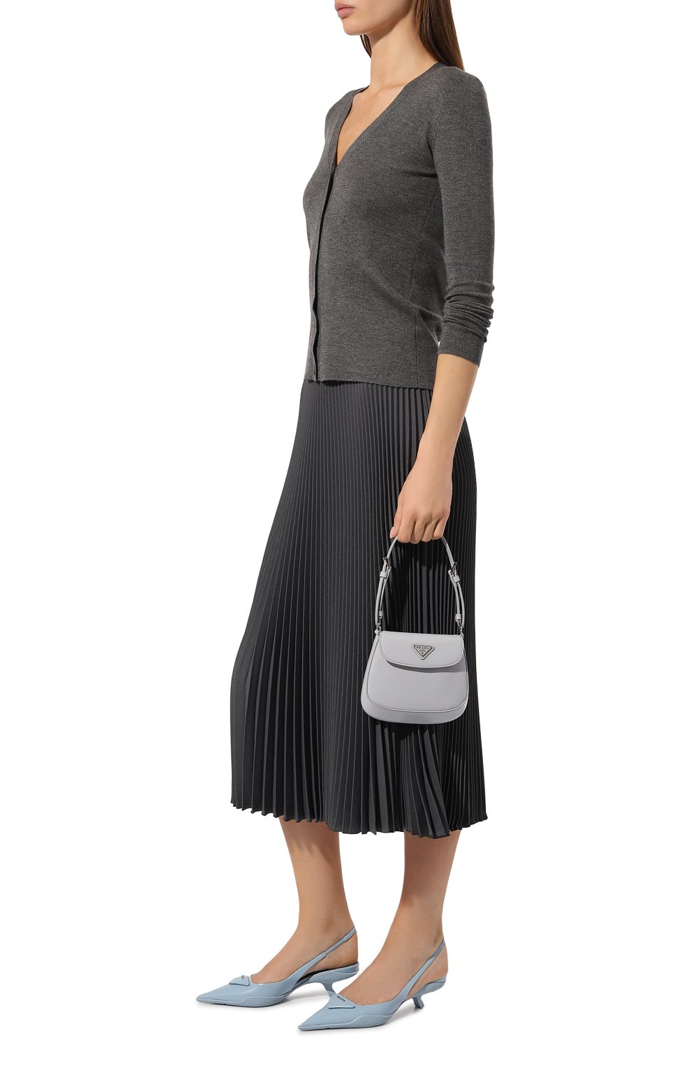 Кардиган из кашемира и шелка PRADA, арт. 25437-40J-F0031, фото 2