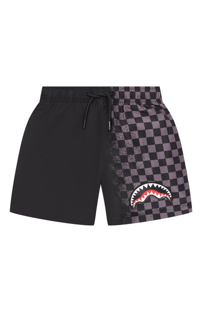 Плавки-шорты SPRAYGROUND, арт. SPY1470BLK/SPRAY SHARK IN PARIS GREY SWIM TRUNKS