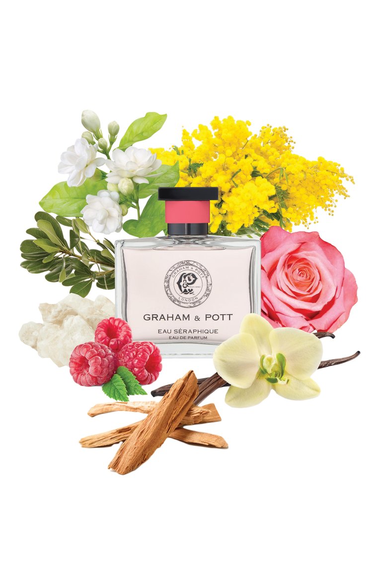 Парфюмерная вода eau seraphique (100ml) GRAHAM AND POTT бесцветного цвета, арт. 5060729120415 | Фото 4 (Нос: Не проставлено; Региональные ограничения белый список (Axapta Mercury): Не проставлено; Тип продукта - парфюмерия: Парфюмерная вода; Тип аромата: Цветочный; Обьем косметики: 100ml; Ограничения доставки: flammable)