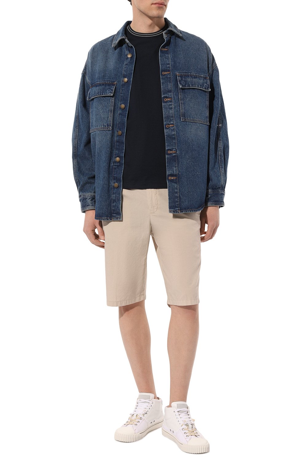 Хлопковые шорты PAUL&SHARK, арт. 24414026, фото 2