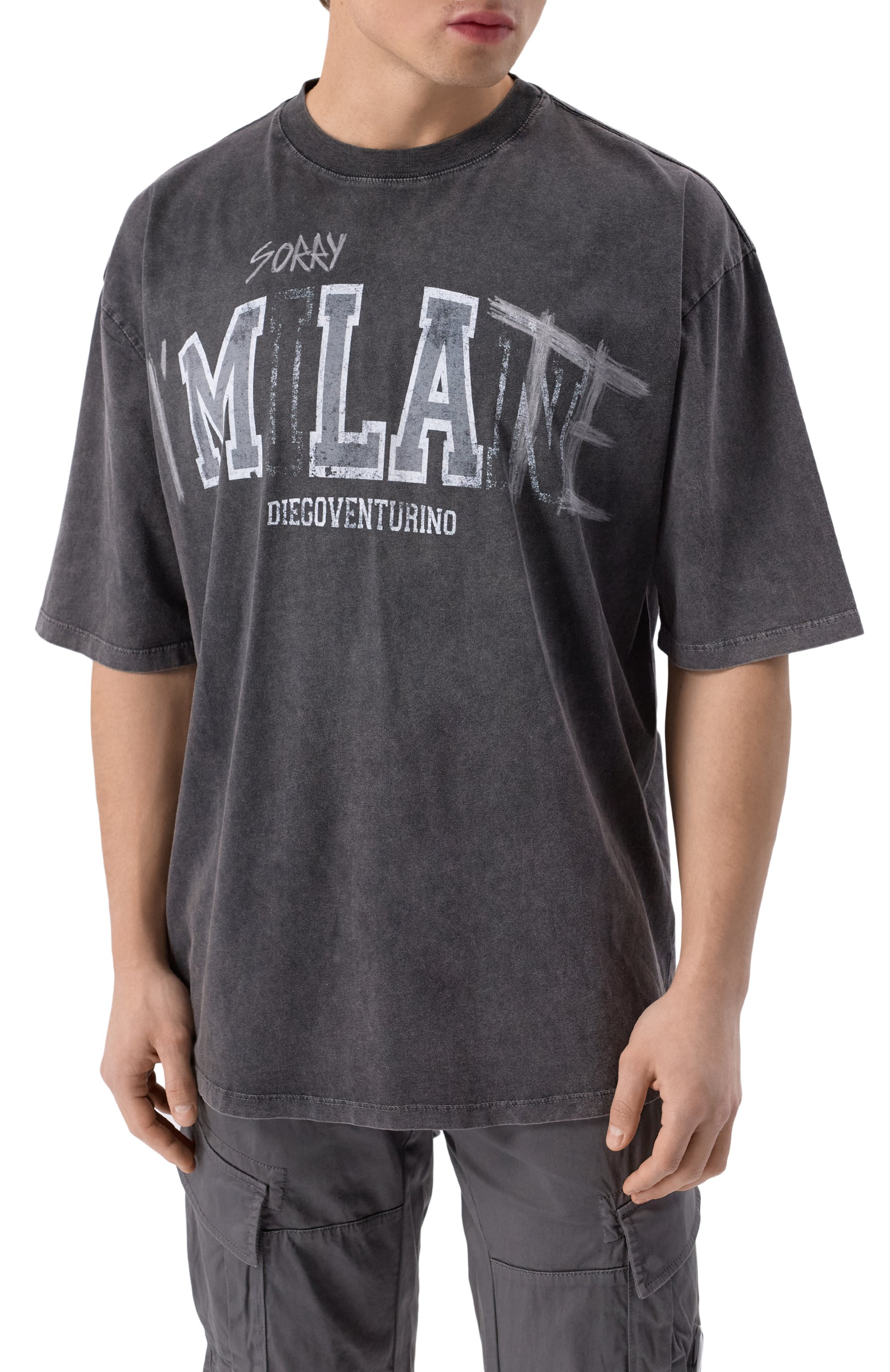 Хлопковая футболка DIEGO VENTURINO, арт. DVTS0LATE, фото 3