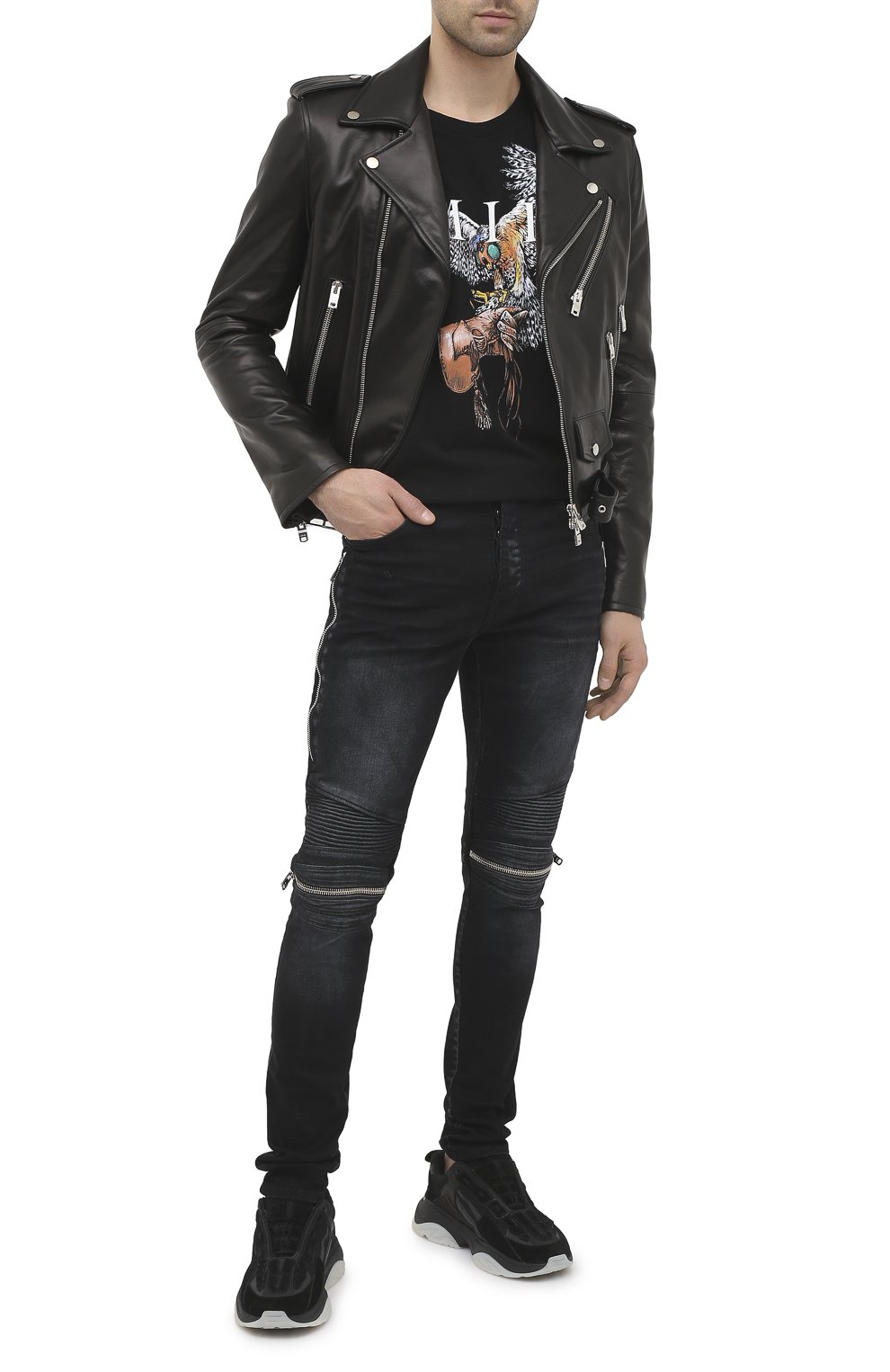 Кожаная куртка AMIRI, арт. W0M04620LE, фото 2