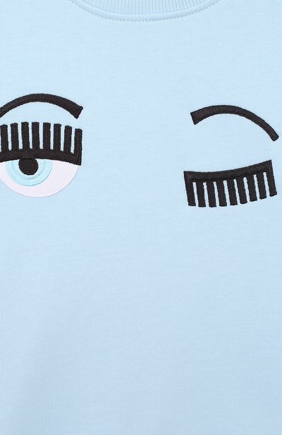 Хлопковый свитшот CHIARA FERRAGNI, арт. 19PE-CFKJM003, фото 3