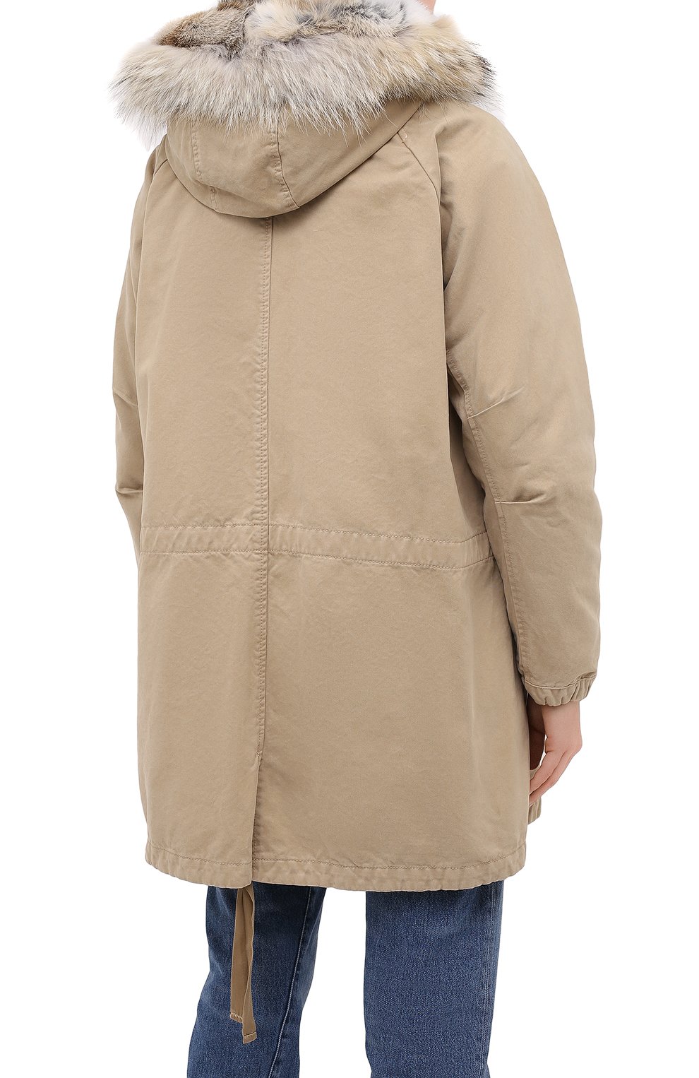 Парка с меховой подкладкой LEMPELIUS бежевого цвета по цене 174500 руб., арт. 6000/279RCS25, фото 4 Парка с меховой подкладкой LEMPELIUS, арт. 6000/279RCS25, фото 4