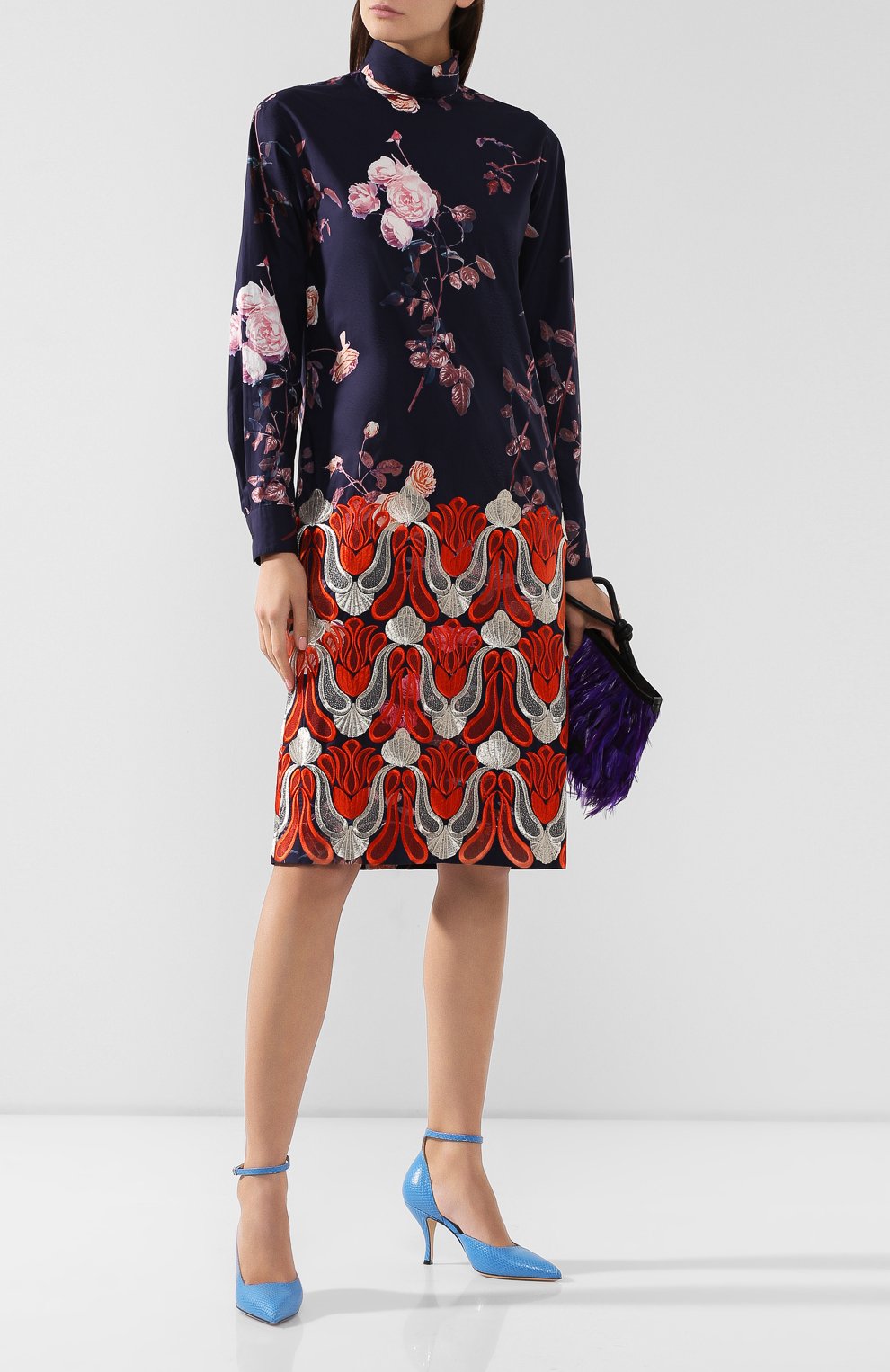 Хлопковое платье DRIES VAN NOTEN, арт. 192-31077-8007, фото 2
