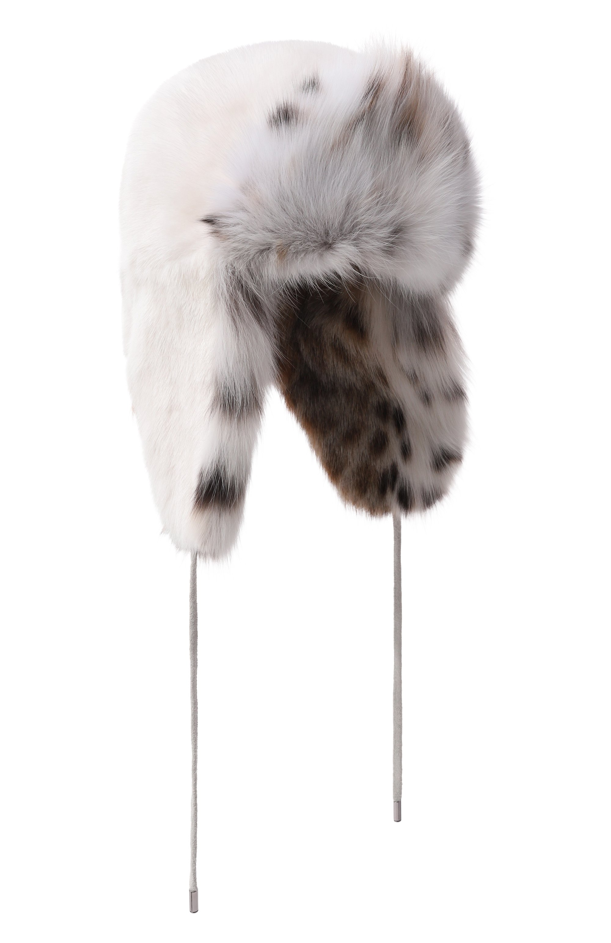 Меховая шапка-ушанка из норки и рыси VICTORIA KUSENKOVA, арт. 091706001094, фото 1