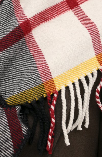 Шерстяной шарф JIL SANDER разноцветного цвета по цене 38200 руб., арт. JPPR590704-WR212726, фото 5 Шерстяной шарф JIL SANDER, арт. JPPR590704-WR212726, фото 5
