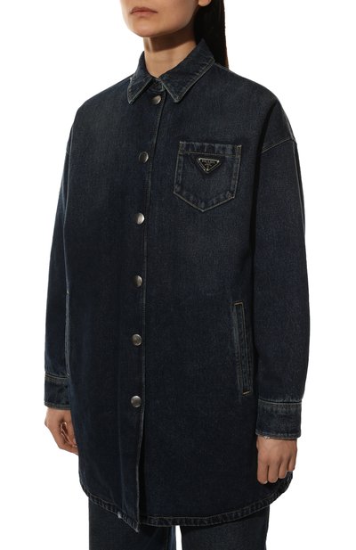 Джинсовая рубашка PRADA, арт. GFC040-10UJ-F0008-212, фото 3